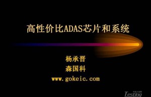 森国科杨承晋：我们用三年开发了高性价比ADAS芯片及系统