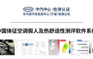 宁波检验中心自主研发中国体征空调假人