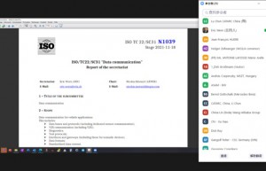 标准所组织国内专家参加ISOTC22SC31数据通讯分技术委员会第15次全体会议